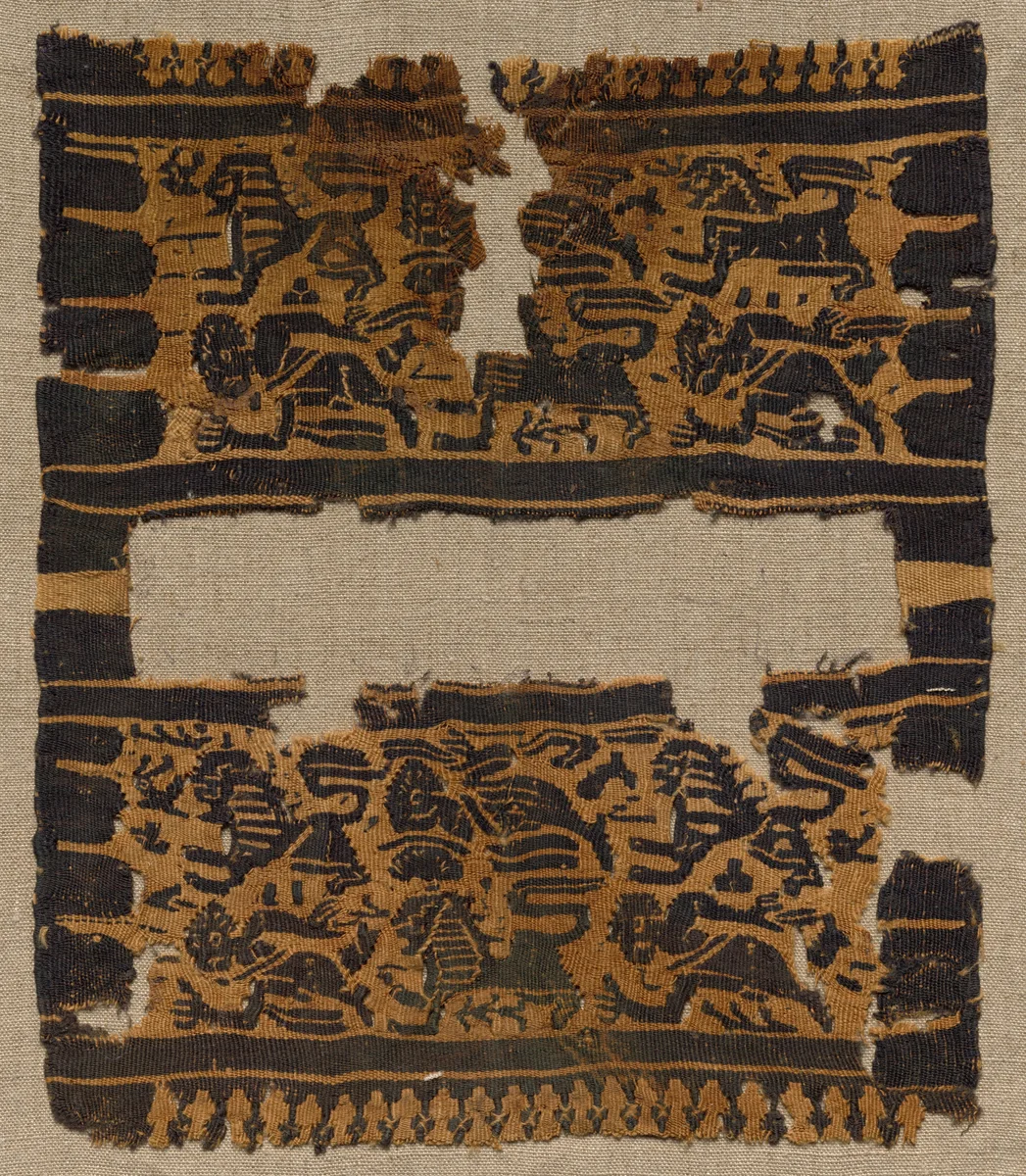 Fragment, Sleeve Ornament from a Tunic by Unknown, textile, 600-620