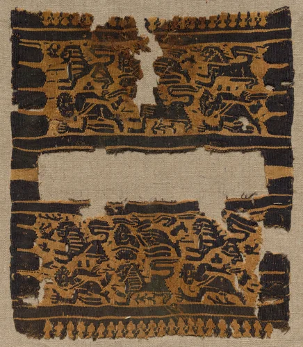 Fragment, Sleeve Ornament from a Tunic by Unknown, textile, 600-620
