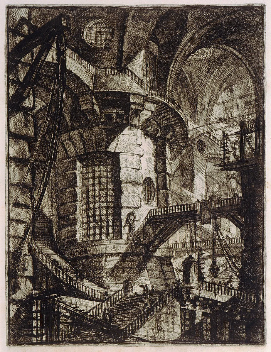 The Round Tower by Giovanni Battista Piranesi, print, 1761