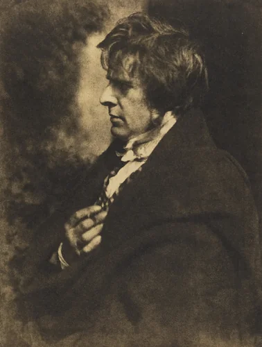 Self-Portrait by David Octavius Hill, photograph, 1844