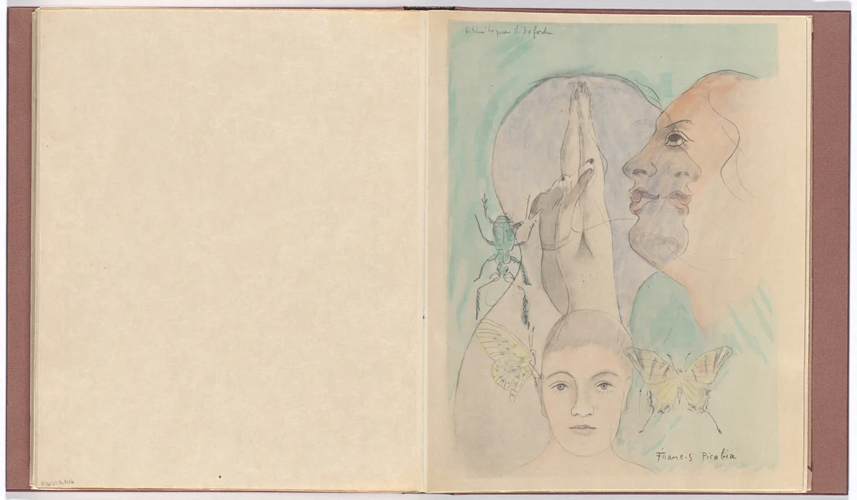 Bibliothèque d'Oxford (Library of Oxford) from Le Peseur d'âmes (The Weigher of Souls) by Francis Picabia, illustrated book, 1931