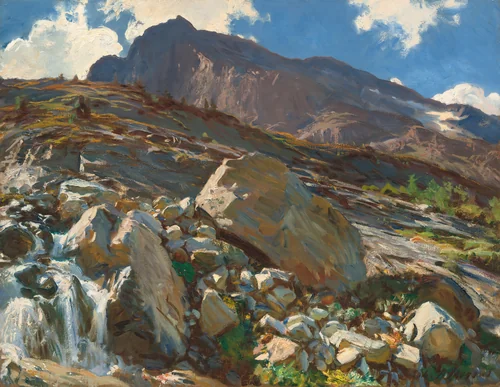 Simplon Pass by John Singer Sargent, painting, 1911