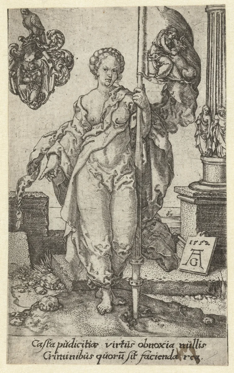 Kuisheid by Unknown, print, 1552