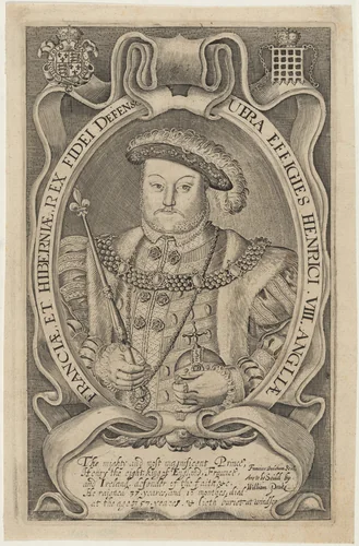 Henrici VIII Angliae, Franciae et Hiberniam Rex (King Henry VIII) by Francis Delaram, print, 1590-1627