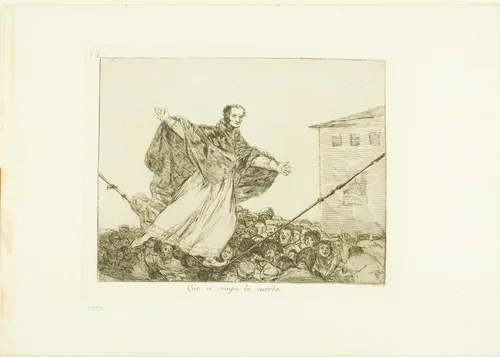 May the cord break, plate 77 from The Disasters of War by Francisco José de Goya, print, 1815-1820