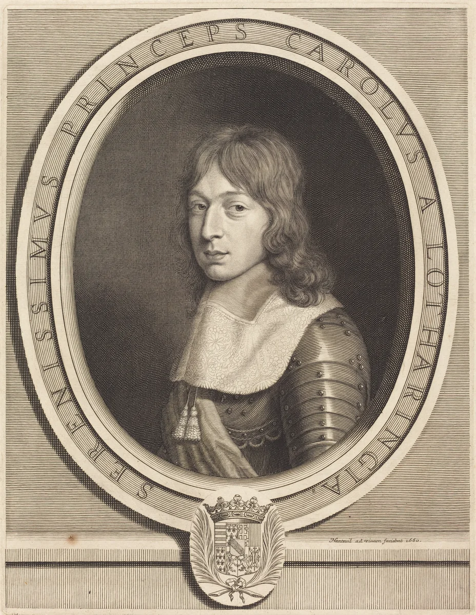 Charles V, Duc de Lorraine by Robert Nanteuil, print, 1660