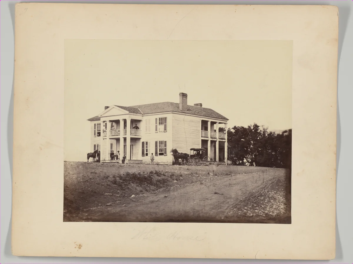 White House, Camp Nelson, Kentucky by G. W. Foster, photograph, 1863-1864
