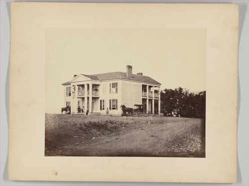 White House, Camp Nelson, Kentucky by G. W. Foster, photograph, 1863-1864