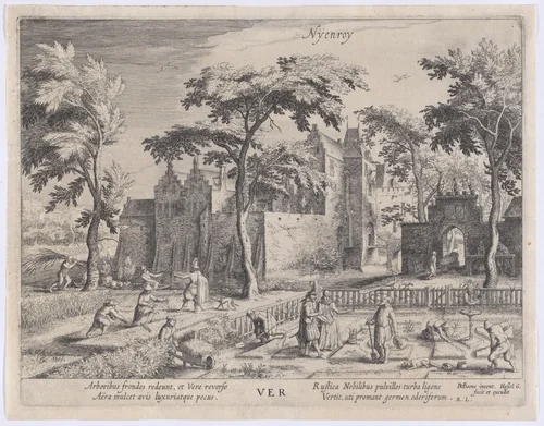 Spring by David Vinckboons, print, 1610