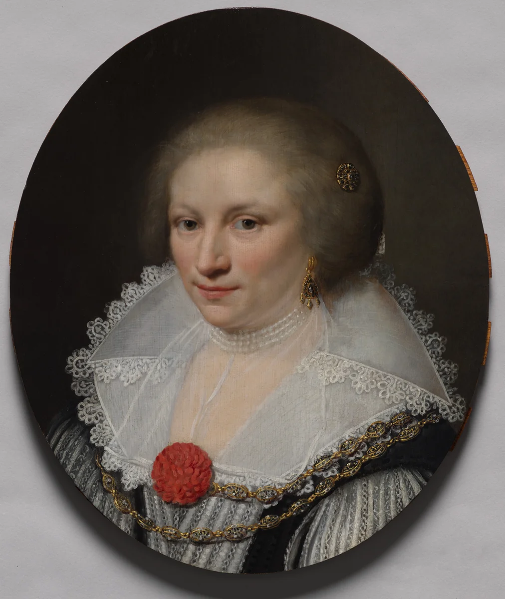 Portrait of a Woman by Jan Anthonisz. van Ravesteyn, painting, 1620-1629