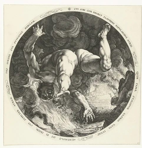 Ixion by Unknown, print, 1588