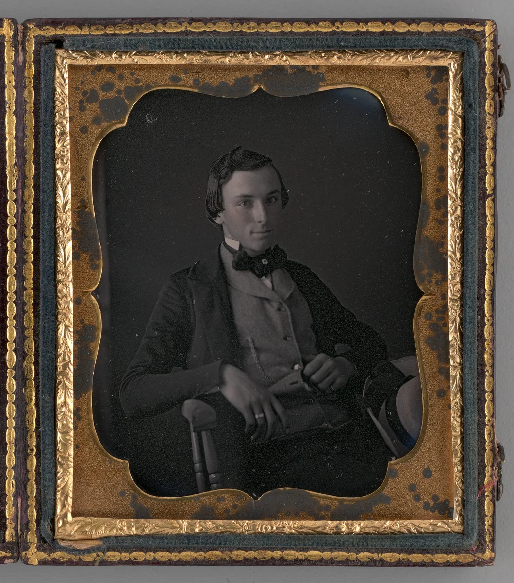 Untitled (Portrait of a Man) by Unknown maker, other, 1855