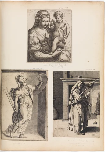 Athena by anonymous, print, 1510-1550