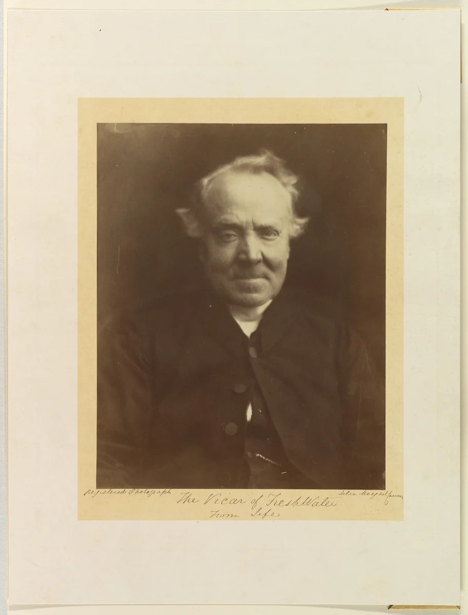The Vicar of Freshwater by Julia Margaret Cameron, photograph, 1864