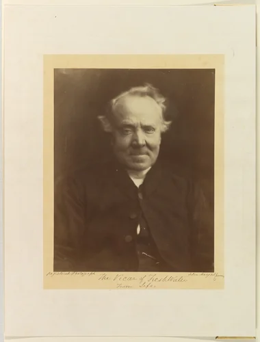 The Vicar of Freshwater by Julia Margaret Cameron, photograph, 1864