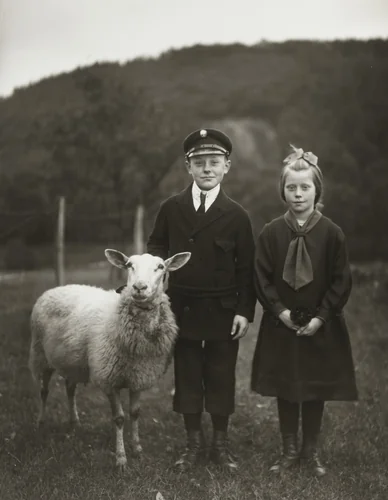 Farm Children by August Sander, photograph, 1927