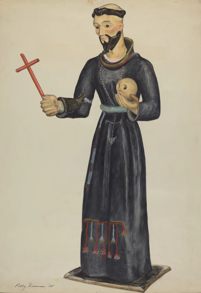 Santo (Bulto) by Polly Duncan, index of american design, 1938