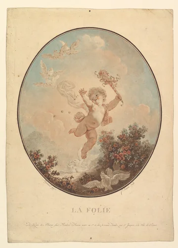 La Folie by Jean François Janinet, print, 1765-1814