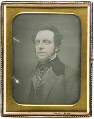 Untitled (Portrait of a Man) by Artist Unknown, photograph, 1834-1865