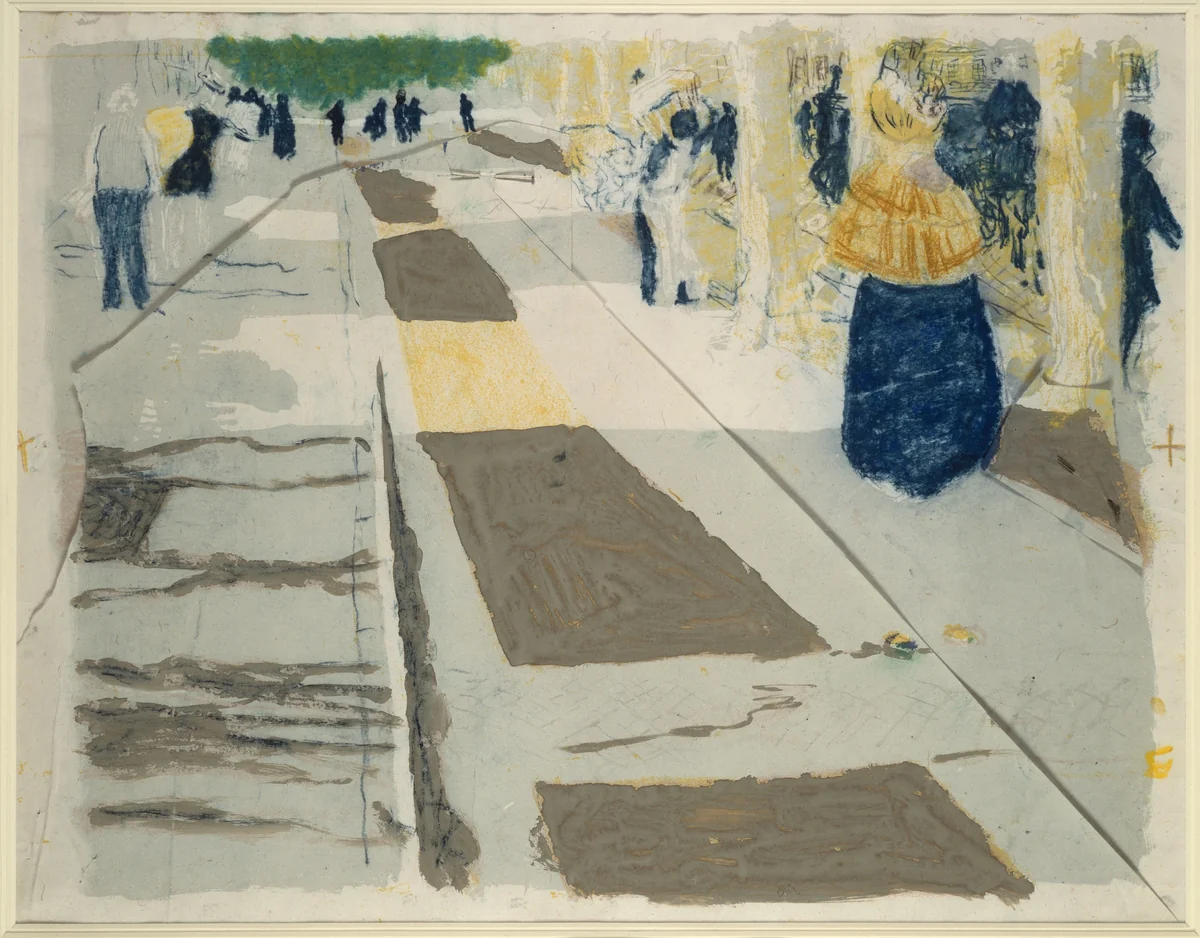The Avenue by Edouard Jean Vuillard, print, 1899