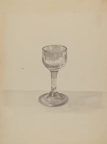 Glass by Gertrude Lemberg, index of american design, 1940