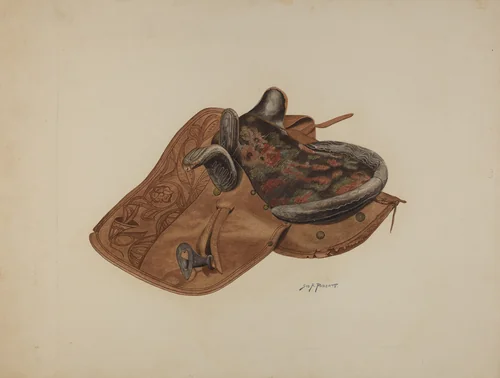 Side Saddle by Sydney Roberts, index of american design, 1941