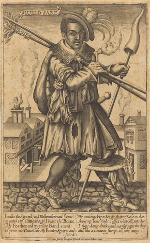 Mulld:Sake (Portrait of John Cottington) by Renold Elstrack, print, 1618