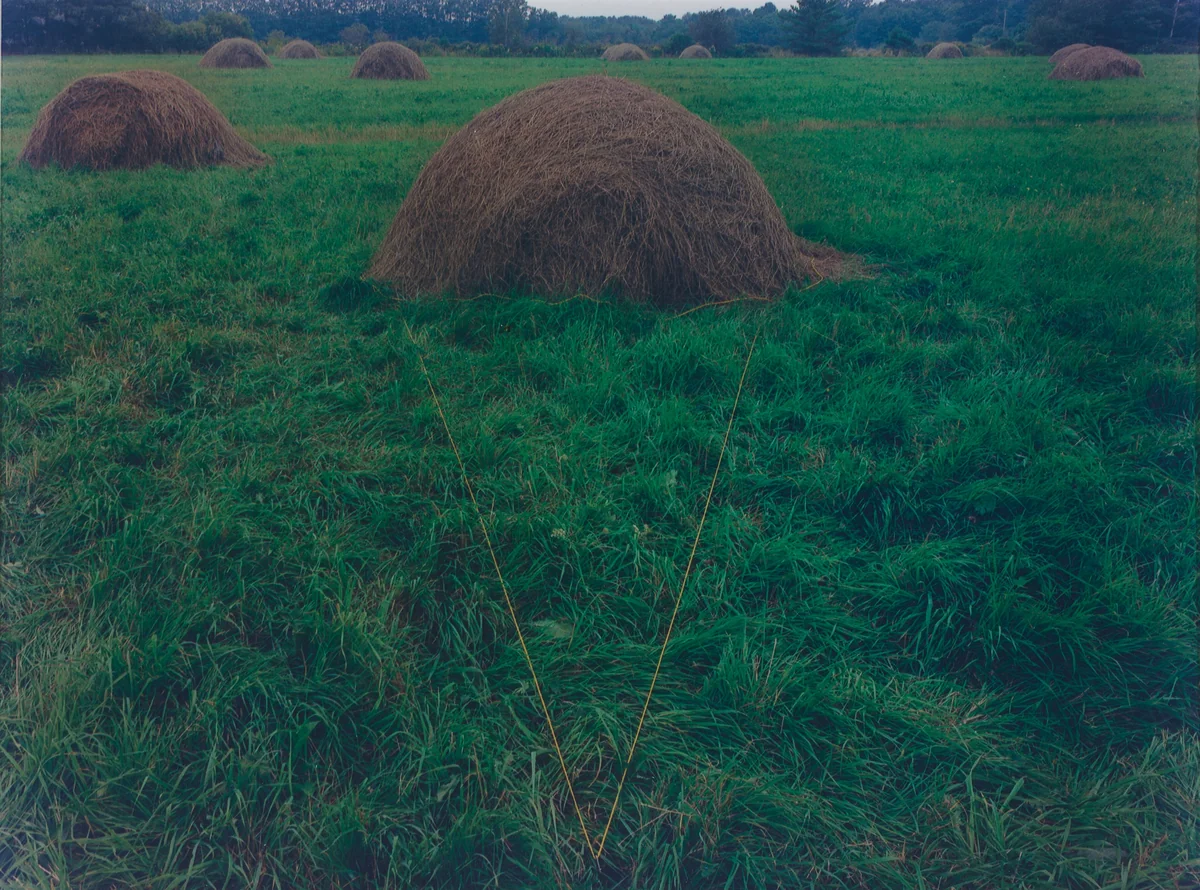 Haystack Cone, Freepoint, Maine by John Pfahl, photograph, 1976