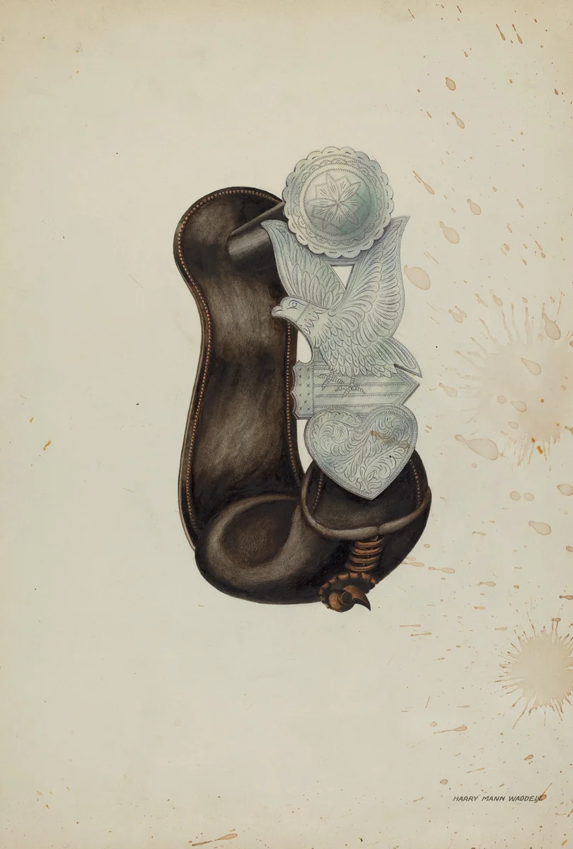 Stirrup by Harry Mann Waddell, index of american design, 1940
