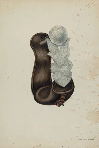 Stirrup by Harry Mann Waddell, index of american design, 1940