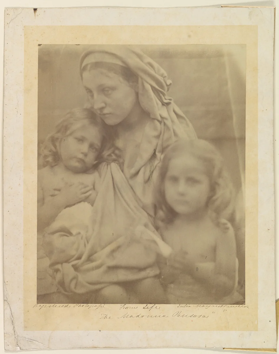 The Madonna Penserosa by Julia Margaret Cameron, photograph, 1864