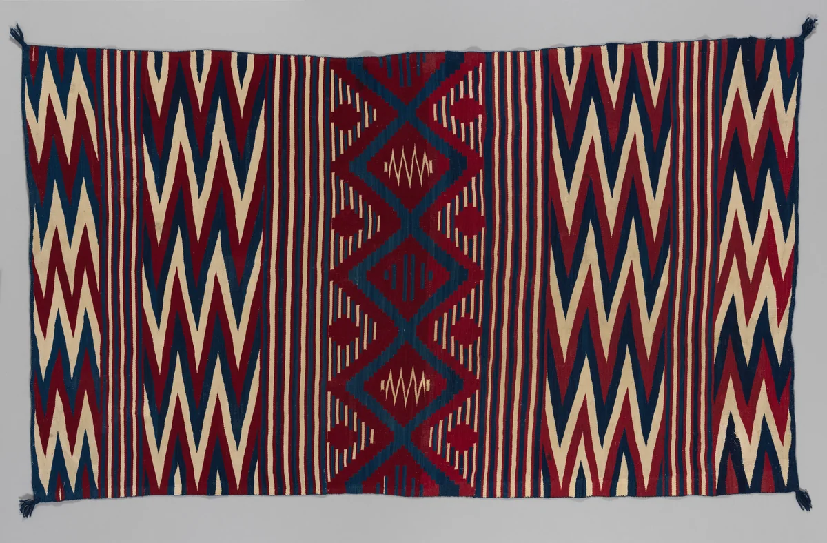 Serape by Unidentified, artwork, 1865