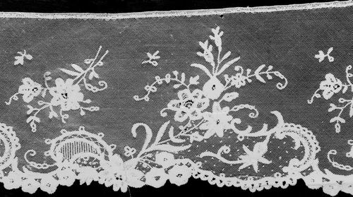 Flounce by Belgium, textile, 1875-1900