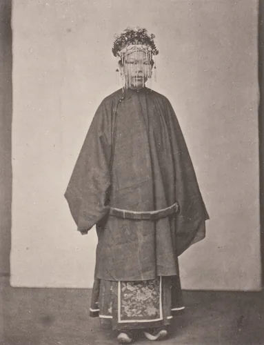 A Bride and Bridegroom by John Thomson, photograph, 1873