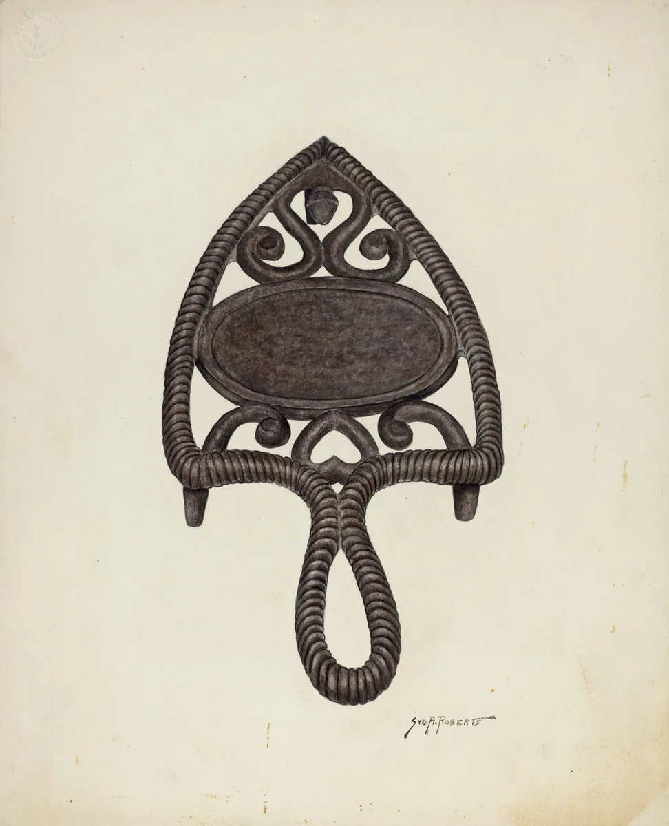 Trivet by Sydney Roberts, index of american design, 1942