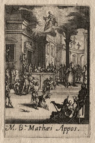 The Martyrdom of the Apostles: St. Matthew by Jacques Callot, print, 1627-1637