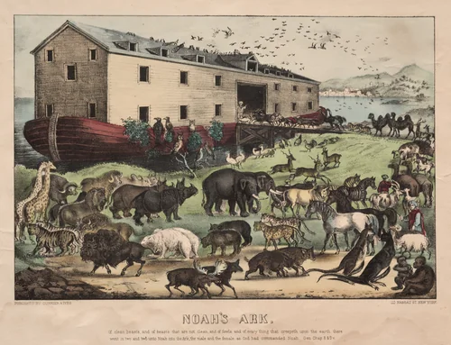 Noah's Ark by James Merritt Ives, print, 1857-1872