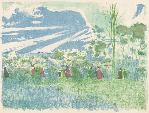 Across Country (A travers champs) by Ambroise Vollard; Edouard Vuillard, print, 1897-1899