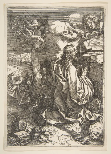 Agony in the Garden by Albrecht Dürer, print, 1515