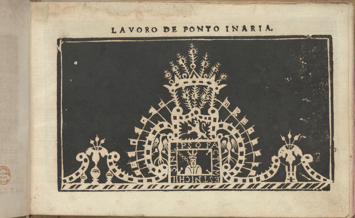 Studio delle virtuose Dame, page 4 (recto) by Isabella Catanea Parasole, book, 1597