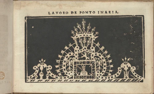 Studio delle virtuose Dame, page 4 (recto) by Isabella Catanea Parasole, book, 1597