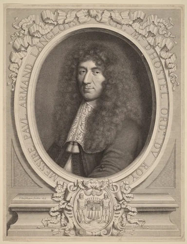 Langlois de Blancfort by Peter Ludwig van Schuppen, print, 1675
