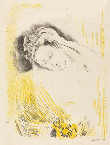 La Sulamite (The Shulamite) by Odilon Redon, print, 1897