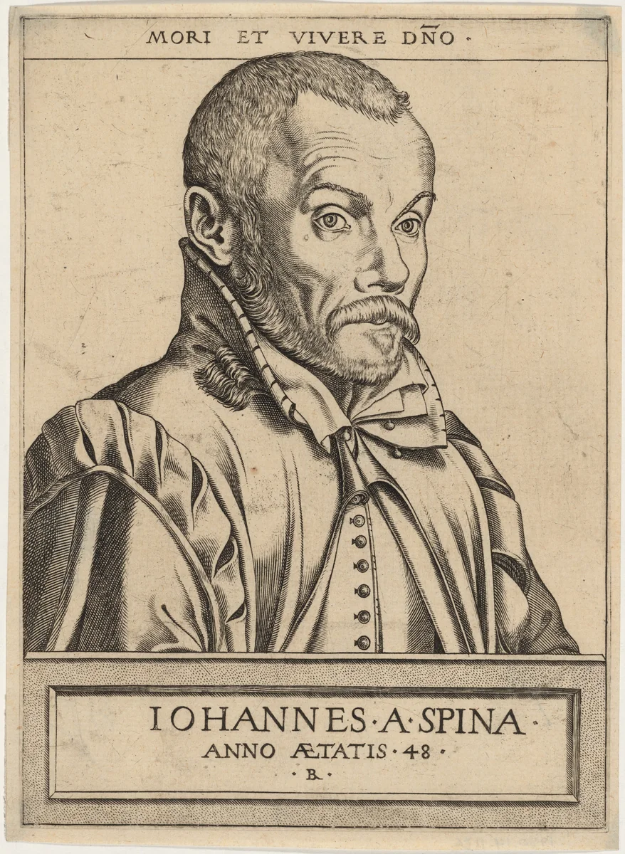 Johannes A. Spina by Unknown 19th Century, print, 1800-1899