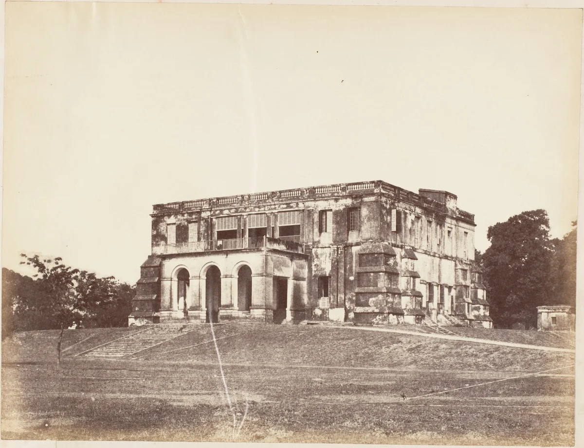 Dum Dum House—Built by Lord Clive by R. B. Hill, photograph, 1850-1859