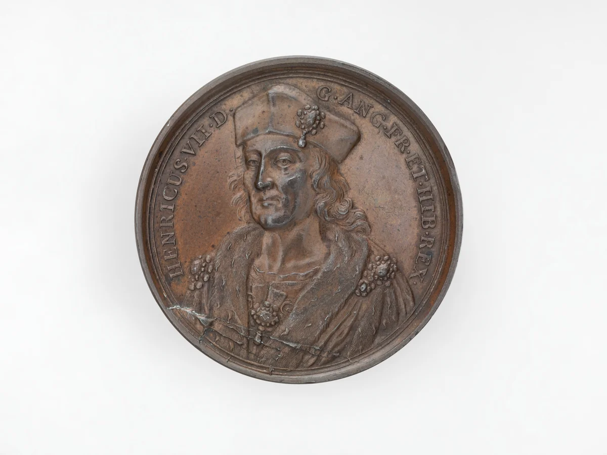 Henry VII, from the English Monarchs series by Jean Dassier, metalwork, 1731-1732