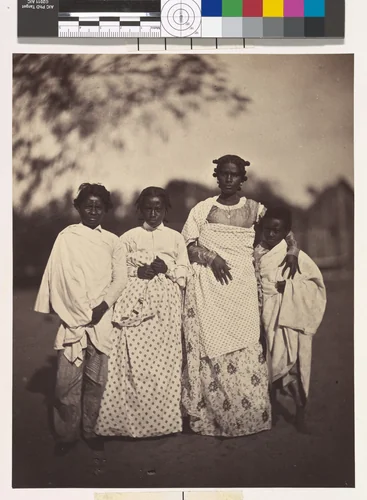 [Family Group] by Désiré Charnay, photograph, 1863