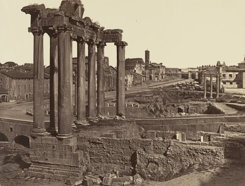 Roman Forum by James Anderson, photograph, 1855