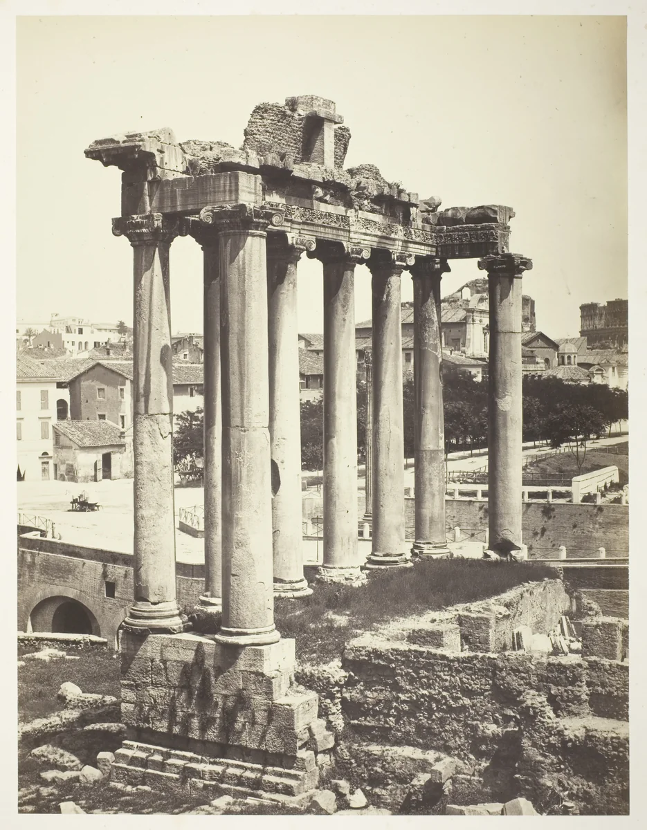 Forum Romanum, Rome by Bisson Frères, photograph, 1854-1857