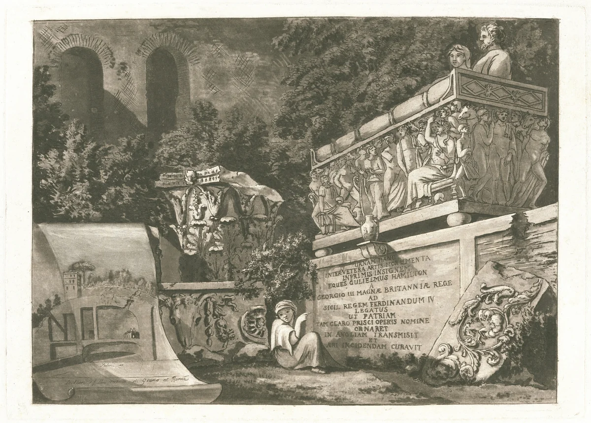 Title Page by Charles Francis Greville, print, 1781-1791